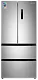 Холодильник отдельностоящий, с инвертором MEFERI MFR83IX TOTAL NO FROST FRENCH DOOR COMFORT, двухкамерный, с зоной свежести, с льдогенератором - изображение kholodilnik_otdelnostoyashchiy_s_invertorom_mfr83ix_total_no_frost_french_door_comfort  