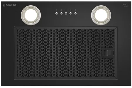 Вытяжка кухонная MEFERI INBOX45BK POWER, 45 см, встраиваемая, черная, производительность 900 м3/ч, 3 скорости, низкий уровень шума, режимы отвод и рециркуляция, гарантия 3 года Вытяжка кухонная MEFERI INBOX45BK POWER, 45 см, встраиваемая, черная, производительность 900 м3/ч, 3 скорости, низкий уровень шума, режимы отвод и рециркуляция, гарантия 3 года