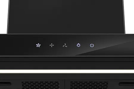 Вытяжка кухонная MEFERI SLIMBOX60BK COMFORT, 60 см, купольная, черная, производительность 950 м3/ч, 3 скорости, низкий уровень шума, режимы отвод и рециркуляция, гарантия 3 года Вытяжка кухонная MEFERI SLIMBOX60BK COMFORT, 60 см, купольная, черная, производительность 950 м3/ч, 3 скорости, низкий уровень шума, режимы отвод и рециркуляция, гарантия 3 года