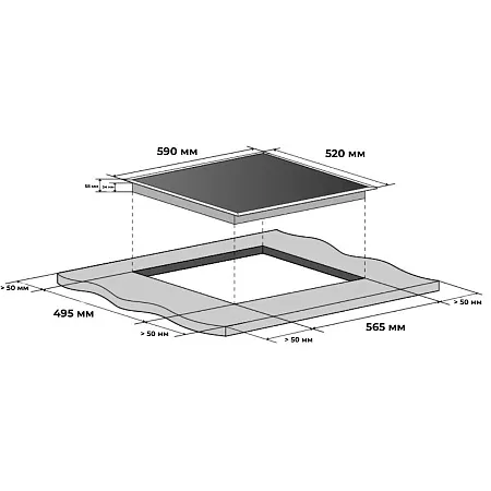 Варочная панель индукционная MEFERI MIH604BK POWER (Модификация 2025 года) Варочная панель индукционная MEFERI MIH604BK POWER (Модификация 2025 года)