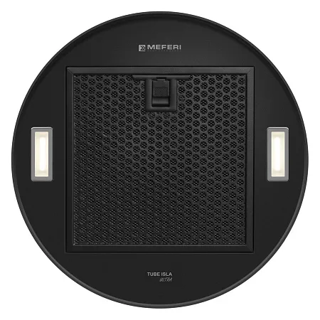 Вытяжка кухонная цилиндрическая островная MEFERI TUBE35BK ISLA ULTRA, 35 см, черная, производительность 1200 м3/ч, 3 скорости, низкий уровень шума, режимы отвод и рециркуляция, гарантия 3 года Вытяжка кухонная цилиндрическая островная MEFERI TUBE35BK ISLA ULTRA, 35 см, черная, производительность 1200 м3/ч, 3 скорости, низкий уровень шума, режимы отвод и рециркуляция, гарантия 3 года