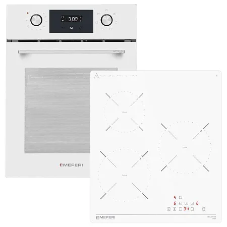 Комплект встраиваемой техники MEFERI 45см белый MS45WH21