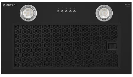 Вытяжка кухонная MEFERI INBOX52BK POWER, 52 см, встраиваемая, черная, производительность 900 м3/ч, 3 скорости, низкий уровень шума, режимы отвод и рециркуляция, гарантия 3 года Вытяжка кухонная MEFERI INBOX52BK POWER, 52 см, встраиваемая, черная, производительность 900 м3/ч, 3 скорости, низкий уровень шума, режимы отвод и рециркуляция, гарантия 3 года