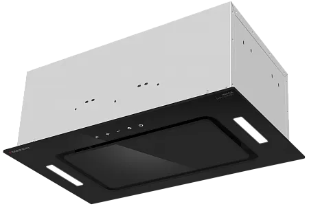 Вытяжка кухонная MEFERI INBOX52BK GLASS COMFORT, 52 см, встраиваемая, черная, стекло, производительность 950 м3/ч, 3 скорости, низкий уровень шума, режимы отвод и рециркуляция, пульт дистанционного управления, гарантия 3 года Вытяжка кухонная MEFERI INBOX52BK GLASS COMFORT, 52 см, встраиваемая, черная, стекло, производительность 950 м3/ч, 3 скорости, низкий уровень шума, режимы отвод и рециркуляция, пульт дистанционного управления, гарантия 3 года