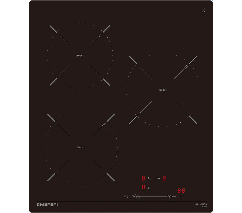 Варочная панель индукционная MEFERI MIH453BK POWER (Модификация 2025 года) - изображение varochnaya_panel_induktsionnaya_mih453bk_power  