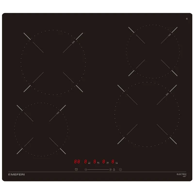 Варочная панель электрическая MEFERI MEH604BK LIGHT (Модификация 2025 года) - изображение varochnaya_panel_elektricheskaya_meh604bk_light  