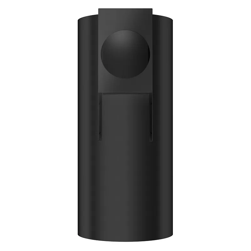 Вытяжка кухонная цилиндрическая настенная MEFERI TUBE35BK ULTRA, 35 см, черная, производительность 1200 м3/ч, 3 скорости, низкий уровень шума, режимы отвод и рециркуляция, гарантия 3 года