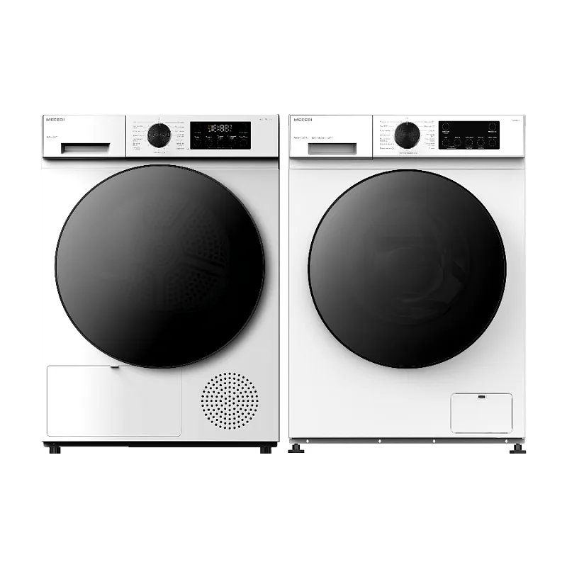 Комплект из стиральной и сушильной машин белый MEFERI MS10WH85 ULTRA - изображение komplekt_iz_stiralnoy_i_sushilnoy_mashin_belyy_ms10wh85_ultra  