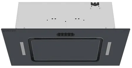 Вытяжка кухонная MEFERI INBOX60GR GLASS ULTRA, 60 см, встраиваемая, серая, стекло, производительность 900 м3/ч, 3 скорости, низкий уровень шума, режимы отвод и рециркуляция, гарантия 3 года Вытяжка кухонная MEFERI INBOX60GR GLASS ULTRA, 60 см, встраиваемая, серая, стекло, производительность 900 м3/ч, 3 скорости, низкий уровень шума, режимы отвод и рециркуляция, гарантия 3 года