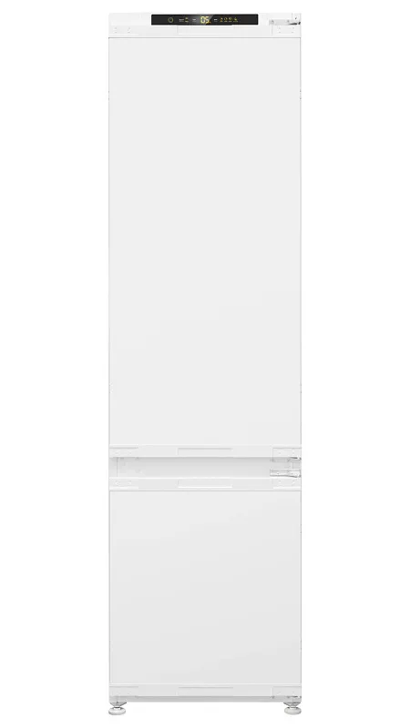 Холодильник встраиваемый, с инвертором MEFERI MBR193 TOTAL NO FROST ULTRA (модификация 2025), двухкамерный, двухдверный, перенавешиваемые двери, суперохлаждение, суперзаморозка, с зоной свежести, с металлической пластиной Metal Cooling