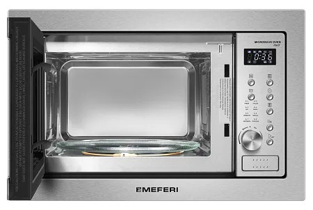 Микроволновая печь встраиваемая MEFERI MMO6025IX POWER Микроволновая печь встраиваемая MEFERI MMO6025IX POWER