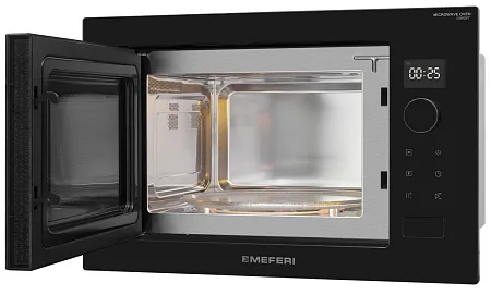 Микроволновая печь встраиваемая MEFERI MMO6025BK COMFORT Микроволновая печь встраиваемая MEFERI MMO6025BK COMFORT
