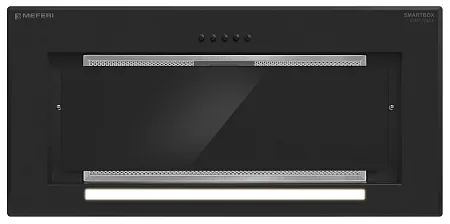 Вытяжка кухонная MEFERI SMARTBOX60BK GLASS POWER, 60 см, встраиваемая, черная, стекло, производительность 900 м3/ч, 3 скорости, низкий уровень шума, режимы отвод и рециркуляция, гарантия 3 года Вытяжка кухонная MEFERI SMARTBOX60BK GLASS POWER, 60 см, встраиваемая, черная, стекло, производительность 900 м3/ч, 3 скорости, низкий уровень шума, режимы отвод и рециркуляция, гарантия 3 года