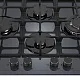 Варочная панель газовая MEFERI MGH604GR GLASS ULTRA