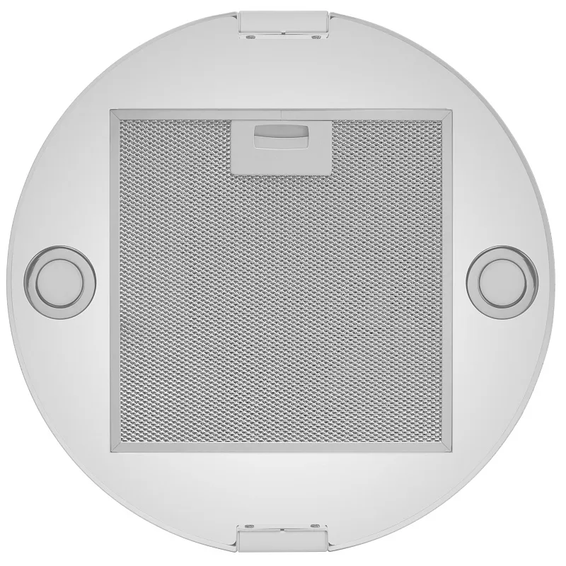 Вытяжка кухонная цилиндрическая островная MEFERI TUBE40WH ISLA POWER, 40 см, белая, производительность 850 м3/ч, 3 скорости, низкий уровень шума, режимы отвод и рециркуляция, гарантия 3 года