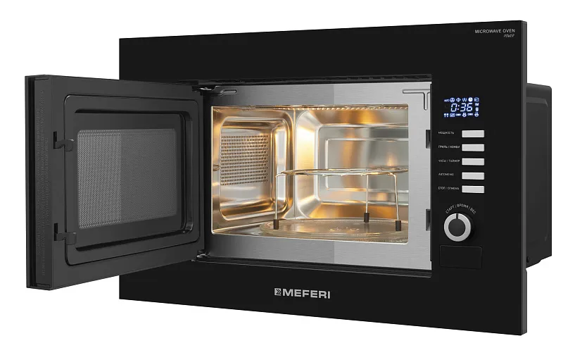 Микроволновая печь встраиваемая  MEFERI MMO6020BK SLIM POWER