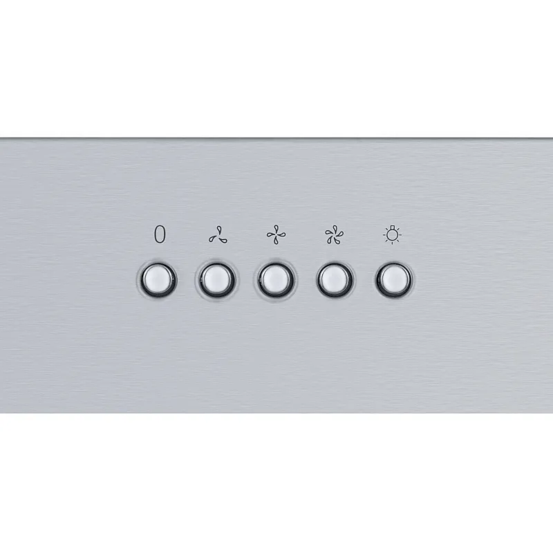 Вытяжка кухонная MEFERI INBOX60IX ULTRA, 60 см, встраиваемая, серая, производительность 1100 м3/ч, 3 скорости, низкий уровень шума, режимы отвод и рециркуляция, гарантия 3 года