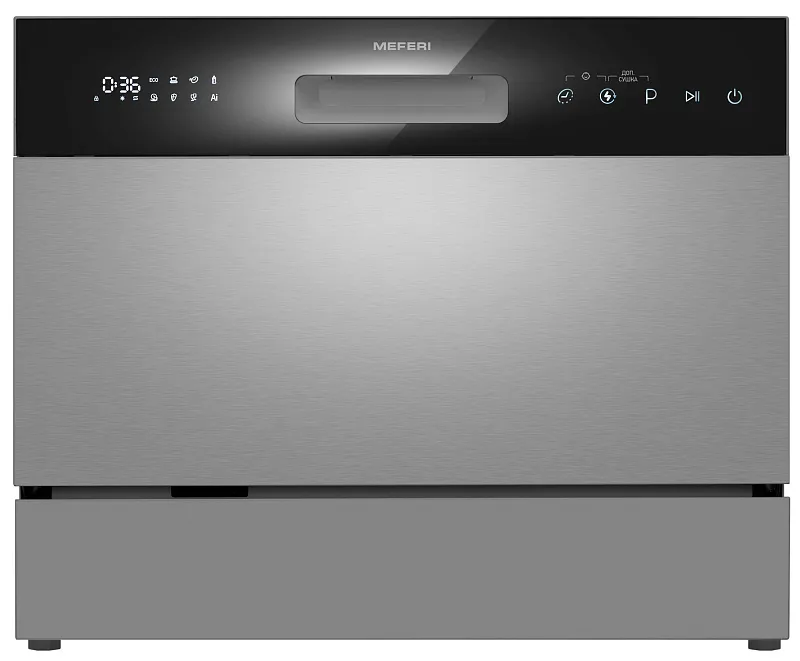 Посудомоечная машина настольная отдельностоящая MEFERI MDW4581IX FS COMPACT POWER