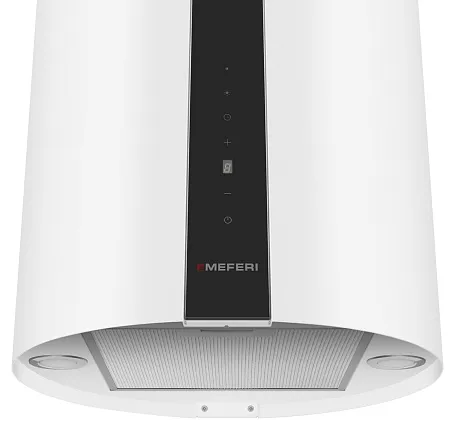 Вытяжка кухонная цилиндрическая островная MEFERI TUBE40WH ISLA COMFORT PLUS, 40 см, белая, производительность 1200 м3/ч, 5 скоростей, режимы отвод и рециркуляция, сенсорное управление, гарантия 3 года Вытяжка кухонная цилиндрическая островная MEFERI TUBE40WH ISLA COMFORT PLUS, 40 см, белая, производительность 1200 м3/ч, 5 скоростей, режимы отвод и рециркуляция, сенсорное управление, гарантия 3 года