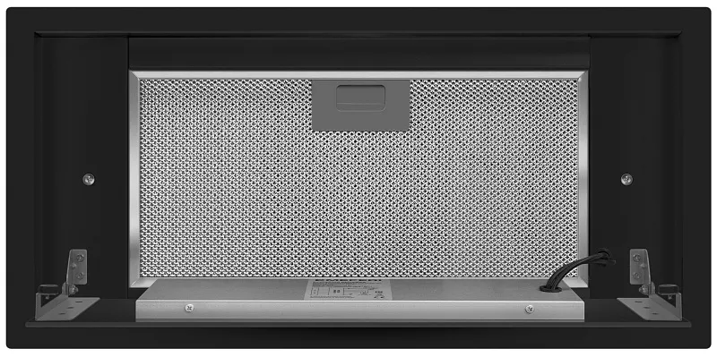 Вытяжка кухонная MEFERI SMARTBOX60BK GLASS COMFORT, 60 см, встраиваемая, стекло, черная, производительность 950 м3/ч, 3 скорости, низкий уровень шума, режимы отвод и рециркуляция, гарантия 3 года