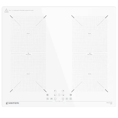 Варочная панель индукционная MEFERI MIH604WH ULTRA Варочная панель индукционная MEFERI MIH604WH ULTRA