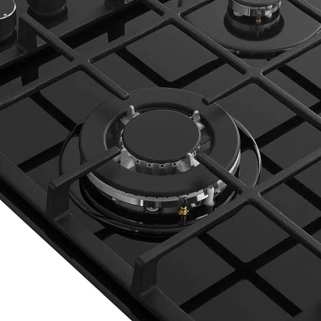 Варочная панель газовая MEFERI MGH453BK GLASS POWER Варочная панель газовая MEFERI MGH453BK GLASS POWER