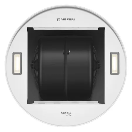 Вытяжка кухонная цилиндрическая островная MEFERI TUBE35WH ISLA ULTRA, 40 см, белая, производительность 1200 м3/ч, 3 скорости, низкий уровень шума, режимы отвод и рециркуляция, гарантия 3 года Вытяжка кухонная цилиндрическая островная MEFERI TUBE35WH ISLA ULTRA, 40 см, белая, производительность 1200 м3/ч, 3 скорости, низкий уровень шума, режимы отвод и рециркуляция, гарантия 3 года