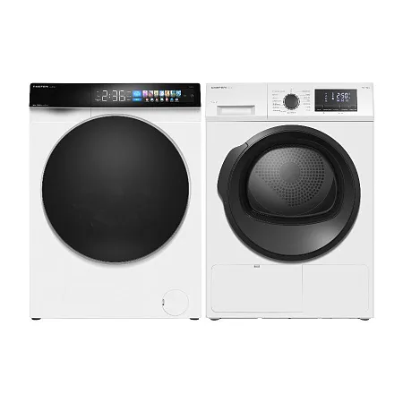 Комплект из стиральной и сушильной машин белый MEFERI MS10WH87 COMFORT Комплект из стиральной и сушильной машин белый MEFERI MS10WH87 COMFORT