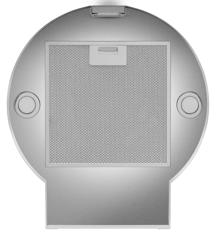 Вытяжка кухонная цилиндрическая настенная MEFERI TUBE40IX POWER, 40 см, серая, производительность 850 м3/ч, 3 скорости, низкий уровень шума, режимы отвод и рециркуляция, гарантия 3 года