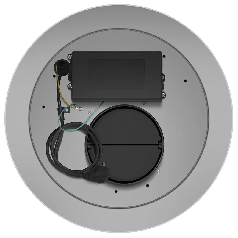Вытяжка кухонная цилиндрическая островная MEFERI TUBE35WH ISLA ULTRA, 40 см, белая, производительность 1200 м3/ч, 3 скорости, низкий уровень шума, режимы отвод и рециркуляция, гарантия 3 года