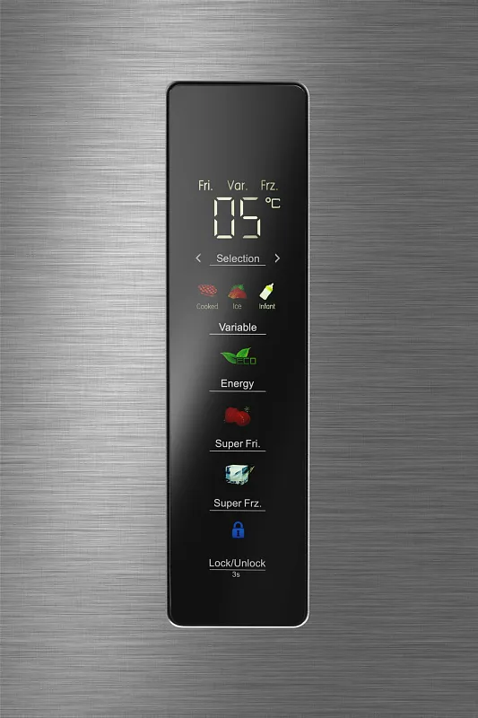 Холодильник отдельностоящий с инвертором MEFERI MFR83IX TOTAL NO FROST CROSS DOOR COMFORT