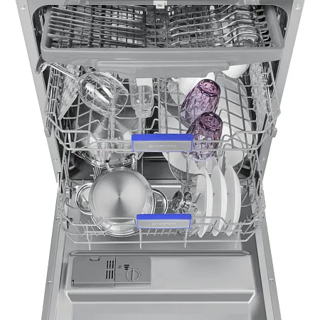 Посудомоечная машина встраиваемая MEFERI MDW6073 ULTRA, 60 см, напольная, 14 комплектов посуды, 7 программ, 3 корзины, луч на полу, внутренняя подсветка, половинная загрузка Посудомоечная машина встраиваемая MEFERI MDW6073 ULTRA, 60 см, напольная, 14 комплектов посуды, 7 программ, 3 корзины, луч на полу, внутренняя подсветка, половинная загрузка