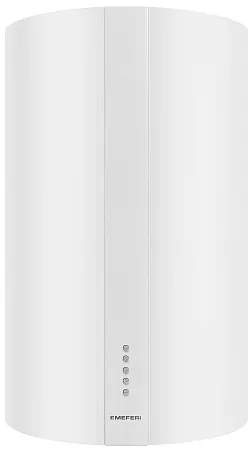 Вытяжка кухонная цилиндрическая настенная MEFERI TUBE40WH POWER, 40 см, белая, производительность 850 м3/ч, 3 скорости, низкий уровень шума, режимы отвод и рециркуляция, гарантия 3 года Вытяжка кухонная цилиндрическая настенная MEFERI TUBE40WH POWER, 40 см, белая, производительность 850 м3/ч, 3 скорости, низкий уровень шума, режимы отвод и рециркуляция, гарантия 3 года