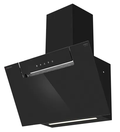 Вытяжка кухонная MEFERI AIRBOX60BK COMFORT, 60 см, наклонная, черная, стекло, производительность 950 м3/ч, 3 скорости, низкий уровень шума, режимы отвод и рециркуляция, гарантия 3 года Вытяжка кухонная MEFERI AIRBOX60BK COMFORT, 60 см, наклонная, черная, стекло, производительность 950 м3/ч, 3 скорости, низкий уровень шума, режимы отвод и рециркуляция, гарантия 3 года