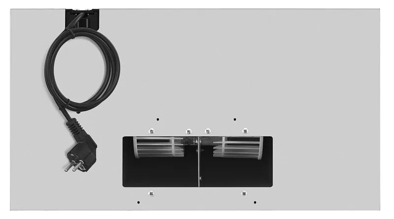Вытяжка кухонная MEFERI SMARTBOX60BK POWER, 60 см, встраиваемая, черная, производительность 900 м3/ч, 3 скорости, низкий уровень шума, режимы отвод и рециркуляция, гарантия 3 года
