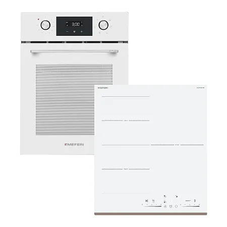 Комплект встраиваемой техники MEFERI 45см белый MS45WH24 Комплект встраиваемой техники MEFERI 45см белый MS45WH24