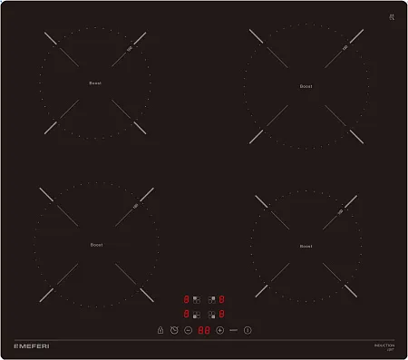 Варочная панель индукционная MEFERI MIH604BK LIGHT (Модификация 2025 года)