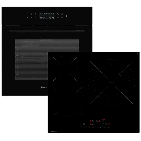 Комплект встраиваемой техники MEFERI 60см черный MS60BK27