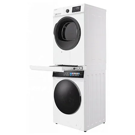 Колонна из стиральной и сушильной машин белая MEFERI MS10WH83 COMFORT Колонна из стиральной и сушильной машин белая MEFERI MS10WH83 COMFORT