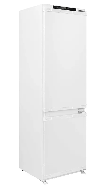 Холодильник встраиваемый MEFERI MBR177 COMBI NO FROST POWER (модификация 2025), двухкамерный, двухдверный, перенавешиваемые двери, суперохлаждение, с зоной свежести