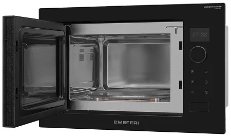 Микроволновая печь встраиваемая MEFERI MMO6025BK COMFORT Микроволновая печь встраиваемая MEFERI MMO6025BK COMFORT