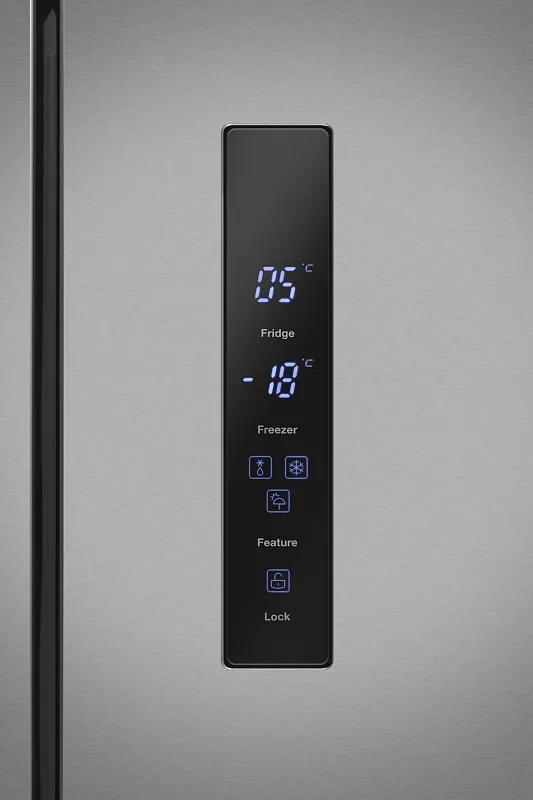 Холодильник отдельностоящий, с инвертором MEFERI MFR83IX TOTAL NO FROST FRENCH DOOR COMFORT, двухкамерный, с зоной свежести, с льдогенератором