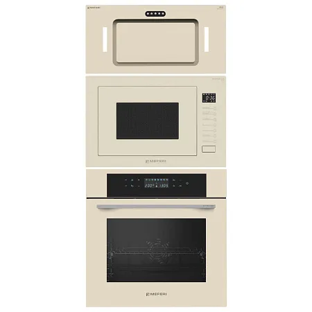 Комплект встраиваемой техники MEFERI 60см бежевый MS60BG33 Комплект встраиваемой техники MEFERI 60см бежевый MS60BG33