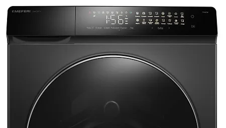 Стиральная машина с инвертором и паром MEFERI MFW121416GR COMFORT PLUS отдельностоящая серая, загрузка 12 кг, с сенсорным управлением Стиральная машина с инвертором и паром MEFERI MFW121416GR COMFORT PLUS отдельностоящая серая, загрузка 12 кг, с сенсорным управлением