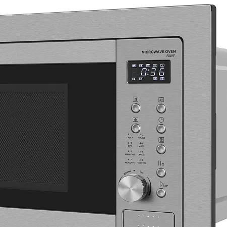 Микроволновая печь встраиваемая MEFERI MMO6025IX POWER Микроволновая печь встраиваемая MEFERI MMO6025IX POWER