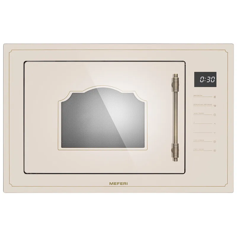 Микроволновая печь встраиваемая MEFERI MMO6025BG RETRO