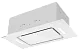 Вытяжка кухонная MEFERI INBOX60WH GLASS COMFORT, 60 см, встраиваемая, белая, стекло, производительность 950 м3/ч, 3 скорости, низкий уровень шума, режимы отвод и рециркуляция, пульт дистанционного управления, гарантия 3 года - изображение vytyazhka_polnovstraivaemaya_inbox60wh_glass_comfort  