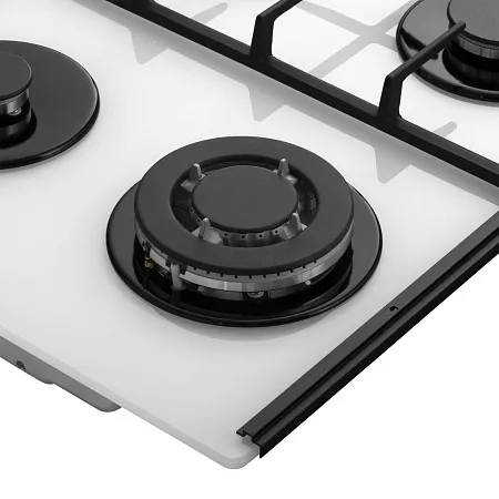 Варочная панель газовая MEFERI MGH604WH GLASS POWER Варочная панель газовая MEFERI MGH604WH GLASS POWER