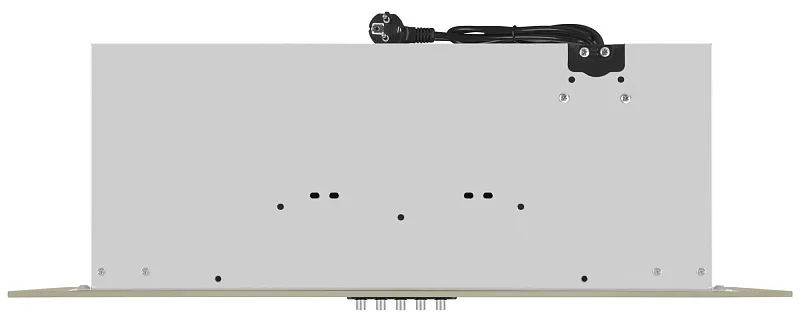 Вытяжка кухонная MEFERI INBOX60BG GLASS ULTRA, 60 см, встраиваемая, бежевая, стекло, производительность 900 м3/ч, 3 скорости, низкий уровень шума, режимы отвод и рециркуляция, гарантия 3 года