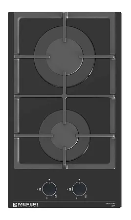 Варочная панель газовая MEFERI MGH302BK GLASS LIGHT Варочная панель газовая MEFERI MGH302BK GLASS LIGHT